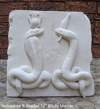 Load image into Gallery viewer, Egyptian Nehebkau & Wadjet 2 Serpents Artifact Carved Sculpture Statue 12" www.Neo-Mfg.com Museum reproduction