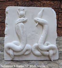 Load image into Gallery viewer, Egyptian Nehebkau & Wadjet 2 Serpents Artifact Carved Sculpture Statue 12" www.Neo-Mfg.com Museum reproduction