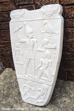 Load image into Gallery viewer, History Egyptian Palette of Narmer Sculptural wall relief www.Neo-Mfg.com 25" Museum reproduction Grand scale