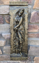Load image into Gallery viewer, Roman Greek Carved nymph Fountain of Innocents Danaides of Argos Water Figure Sculptural Wall frieze plaque relief www.Neo-Mfg.com 22" #1