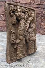 Load image into Gallery viewer, Aztec Mayan Yaxchilán Lintel 24 Sculpture 9.5" www.Neo-Mfg.com Plaque relief carving