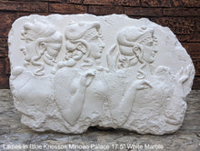 Load image into Gallery viewer, Ladies in Blue Knossos Minoan Palace Wall Plaque Sculpture Fragment 17.5" Museum Quality www.Neo-Mfg.com
