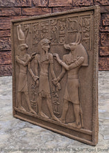 Load image into Gallery viewer, Egyptian Rameses I Anubis & Horus Sculpture Statue www.Neo-mfg.com 11 3/8" Museum reproduction
