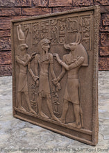Load image into Gallery viewer, Egyptian Rameses I Anubis & Horus Sculpture Statue www.Neo-mfg.com 11 3/8" Museum reproduction