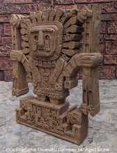 Load image into Gallery viewer, Inca Viracocha Tiwanaku Gateway sun Sculptural wall relief plaque 14" www.Neo-Mfg.com home decor