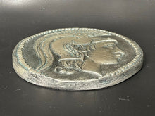 Load image into Gallery viewer, Roman Greek Athena cameo bust coin 6" Sculpture statue wall plaque www.NEO-MFG.com