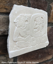 Load image into Gallery viewer, History Aztec Mayan Palenque Glyph Sculptural wall relief plaque 8" www.Neo-Mfg.com