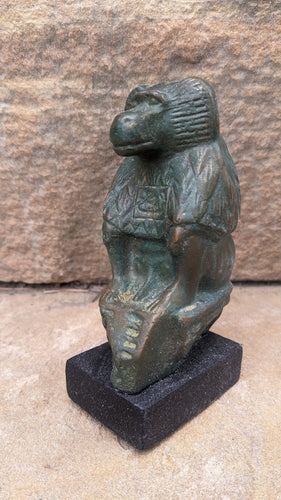 History Egyptian THOTH Hedj-wer god of wisdom Baboon Sculpture carving statue www.Neo-Mfg.com museum reproduction