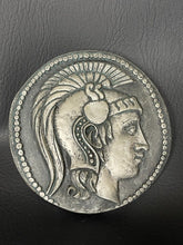 Load image into Gallery viewer, Roman Greek Athena cameo bust coin 6" Sculpture statue wall plaque www.NEO-MFG.com