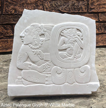 Load image into Gallery viewer, History Aztec Mayan Palenque Glyph Sculptural wall relief plaque 8" www.Neo-Mfg.com