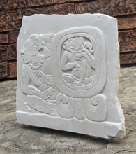 Load image into Gallery viewer, History Aztec Mayan Palenque Glyph Sculptural wall relief plaque 8" www.Neo-Mfg.com