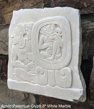 Load image into Gallery viewer, History Aztec Mayan Palenque Glyph Sculptural wall relief plaque 8" www.Neo-Mfg.com