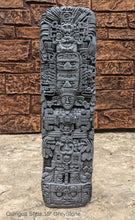 Load image into Gallery viewer, History Aztec Maya Artifact Carved Otum Quirigua Stela Sun Stone Sculpture Statue 15" Tall www.Neo-Mfg.com