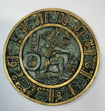 Load image into Gallery viewer, Mayan Aztec ball court Esperanza Chinkultic Sculptural wall relief plaque 11.25" www.Neo-Mfg.com