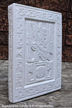 Load image into Gallery viewer, Inca Viracocha Tiwanaku Gateway sun sunkasapas condor head Sculptural wall relief plaque www.Neo-Mfg.com home decor 8.66"