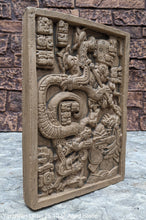Load image into Gallery viewer, Aztec Mayan Yaxchilán Lintel 25 Sculpture 10.5" www.Neo-Mfg.com Plaque relief carving