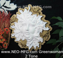 Load image into Gallery viewer, Nature Garden Greenwoman Sculpture Plaque 12" Neo-Mfg