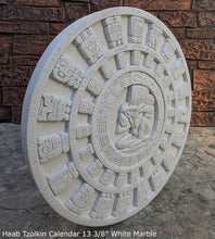 Load image into Gallery viewer, MAYAN AZTEC Haab Tzolkin CALENDAR Sculptural wall relief plaque 13 3/8" Museum Quality www.Neo-Mfg.com