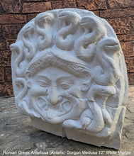 Load image into Gallery viewer, History Roman Greek Antefissa (Antefix) Medusa Gorgon Artifact Carved Sculpture Statue 12" www.Neo-Mfg.com