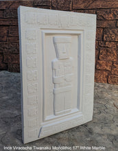 Load image into Gallery viewer, Inca Viracocha Tiwanaku monolithic Sculptural wall relief plaque 17" www.Neo-Mfg.com