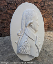 Load image into Gallery viewer, George Washington samuel mcintire 15 3/8" sculpture www.Neo-Mfg.com wall plaque relief Museum reproduction