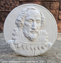 Load image into Gallery viewer, William Shakespeare bust wall sculpture Plaque relief www.Neo-M.com 5.75"