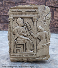 Load image into Gallery viewer, Egyptian prince fragment tomb wall plaque Sculpture art 7.5" www.Neo-Mfg.com home decor