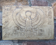 Load image into Gallery viewer, Egyptian Horus tomb fragment Plaque Artifact Sculpture 11" www.Neo-Mfg.com Ramses