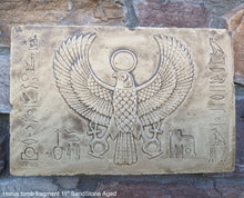 Load image into Gallery viewer, Egyptian Horus tomb fragment Plaque Artifact Sculpture 11" www.Neo-Mfg.com Ramses