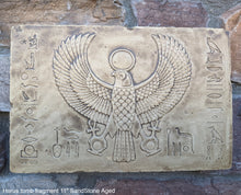 Load image into Gallery viewer, Egyptian Horus tomb fragment Plaque Artifact Sculpture 11" www.Neo-Mfg.com Ramses