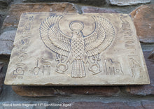 Load image into Gallery viewer, Egyptian Horus tomb fragment Plaque Artifact Sculpture 11" www.Neo-Mfg.com Ramses