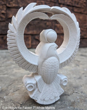 Load image into Gallery viewer, Egyptian Eye Horus Ra Falcon artifact carving sculpture statue 7" www.NEO-MFG.com