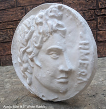 Load image into Gallery viewer, Roman Greek Apollo coin Sculptural Wall relief plaque www.Neo-Mfg.com 9.5&quot;
