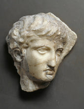 Load image into Gallery viewer, Roman Greek head bust La Coulonche fragment Sculpture museum reproduction art 6.5&quot; www.Neo-Mfg.com home decor Museum Reproduction
