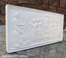 Load image into Gallery viewer, Roman Greek Thorvaldsen Dance Muses Apollo plaque wall relief www.Neo-Mfg.com 9.5"