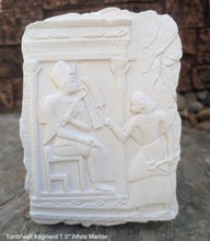Load image into Gallery viewer, Egyptian prince fragment tomb wall plaque Sculpture art 7.5" www.Neo-Mfg.com home decor