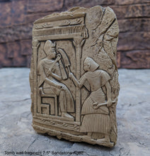 Load image into Gallery viewer, Egyptian prince fragment tomb wall plaque Sculpture art 7.5" www.Neo-Mfg.com home decor