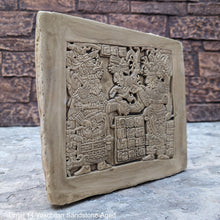Load image into Gallery viewer, Aztec Mayan Lintel 14 Yaxchilan Plaque Artifact Sculpture www.Neo-Mfg.com home decor