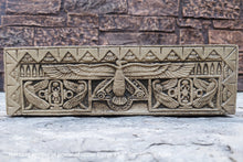 Load image into Gallery viewer, Egyptian Nekhbet symbol of power of upper Egypt Frieze fragment Sculpture reproduction art 13.5" www.Neo-Mfg.com home decor