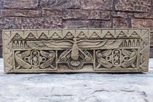 Load image into Gallery viewer, Egyptian Nekhbet symbol of power of upper Egypt Frieze fragment Sculpture reproduction art 13.5" www.Neo-Mfg.com home decor