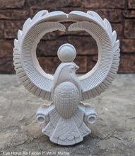 Load image into Gallery viewer, Egyptian Eye Horus Ra Falcon artifact carving sculpture statue 7" www.NEO-MFG.com