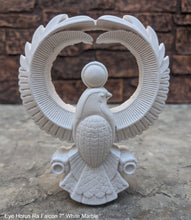 Load image into Gallery viewer, Egyptian Eye Horus Ra Falcon artifact carving sculpture statue 7" www.NEO-MFG.com
