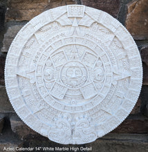 Load image into Gallery viewer, Aztec Mayan Calendar high detail Artifact Carved Sculpture Statue 14" www.Neo-Mfg.com