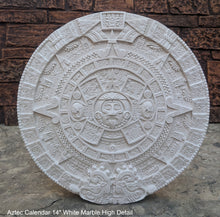 Load image into Gallery viewer, Aztec Mayan Calendar high detail Artifact Carved Sculpture Statue 14" www.Neo-Mfg.com