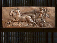 Load image into Gallery viewer, Roman Greek Apollo on Chariot plaque wall relief www.Neo-Mfg.com 19.5" large museum reproduction Brachard