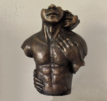 Load image into Gallery viewer, Nude couple embrace sculpture wall plaque high relief www.NEO-MFG.com 12"