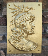 Load image into Gallery viewer, Roman Greek Siegfried Brunhild Song of the Nibelungs German mythology Figure Sculptural Wall frieze plaque relief www.Neo-Mfg.com 18.75"