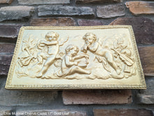 Load image into Gallery viewer, Eros Musical Cherub Cupid Greek Wall Sculpture Plaque Angels 17" www.NEO-MFG.com