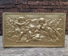 Load image into Gallery viewer, Eros Musical Cherub Cupid Greek Wall Sculpture Plaque Angels 17" www.NEO-MFG.com
