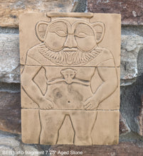 Load image into Gallery viewer, Egyptian BES tomb fragment Plaque Artifact Sculpture 7.25" www.Neo-Mfg.com